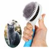 Grooming Brush; Self Cleaning Slicker Brushes for Dogs  Pet Grooming Brush Tool Gently Removes Loose Undercoat; pet grooming