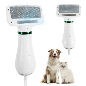 Pet hair comb Dog  hair dryer 2 and 1 pet supplies Pet hair Dryer with Slicker Brush; pet grooming