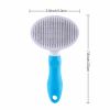 Grooming Brush; Self Cleaning Slicker Brushes for Dogs  Pet Grooming Brush Tool Gently Removes Loose Undercoat; pet grooming