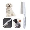 18CM Cat And Dog Supplies Flea Comb Stainless Steel Insect Repellent Brush Pet Care Combs Hair Grooming Portable Tool Fur Removal