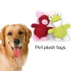 1pc Plush Dog Toys Squeaky Puppy Chew Toy Interactive  Toys Pet Dog Sound Toys For Small Medium Dogs