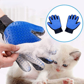 Dog Grooming Glove  Wool Glove Pet Hair Deshedding Brush Comb Glove For Pet Dog Cleaning Massage Glove For Animal Sale (tYPE: Right)