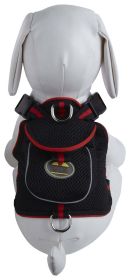 Mesh Pet Harness With Pouch (size: large)