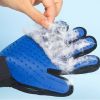 Dog Grooming Glove  Wool Glove Pet Hair Deshedding Brush Comb Glove For Pet Dog Cleaning Massage Glove For Animal Sale