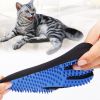 Dog Grooming Glove  Wool Glove Pet Hair Deshedding Brush Comb Glove For Pet Dog Cleaning Massage Glove For Animal Sale