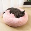 Soft Dog Bed Cat Beds Sleeping Plush Mat Cushion Kitten Nest Sofa Kennel For Puppy Colorful Fluffy Warm Comfortable Pet Bed