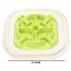 ABS Creative Dog Cat Feeders Anti Choke Food  Bowl Non-toxic Pet Plate Kitten Puppy Slow Eating Accessories