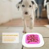 ABS Creative Dog Cat Feeders Anti Choke Food  Bowl Non-toxic Pet Plate Kitten Puppy Slow Eating Accessories