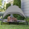 Elevated Pet Dog Bed Tent with Canopy, Pet  Bed Outdoor Tent House, Breathable Portable Dog Cushion with Sun Canopy Double-Layer Camp Tent