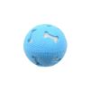 Natural Rubber Ball Pet Toy  Hollow Footprint Training Elastic Durable Chew Play Ball Toy for Dog and Cat