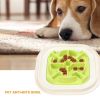 ABS Creative Dog Cat Feeders Anti Choke Food  Bowl Non-toxic Pet Plate Kitten Puppy Slow Eating Accessories