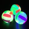 1pc Dog Bouncy Ball Radom Color Bouncing Massage Hedgehog Ball With LED Flashing Volleyball Sounded Luminous Dog Bite Chew Toy