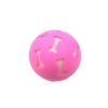 Natural Rubber Ball Pet Toy  Hollow Footprint Training Elastic Durable Chew Play Ball Toy for Dog and Cat